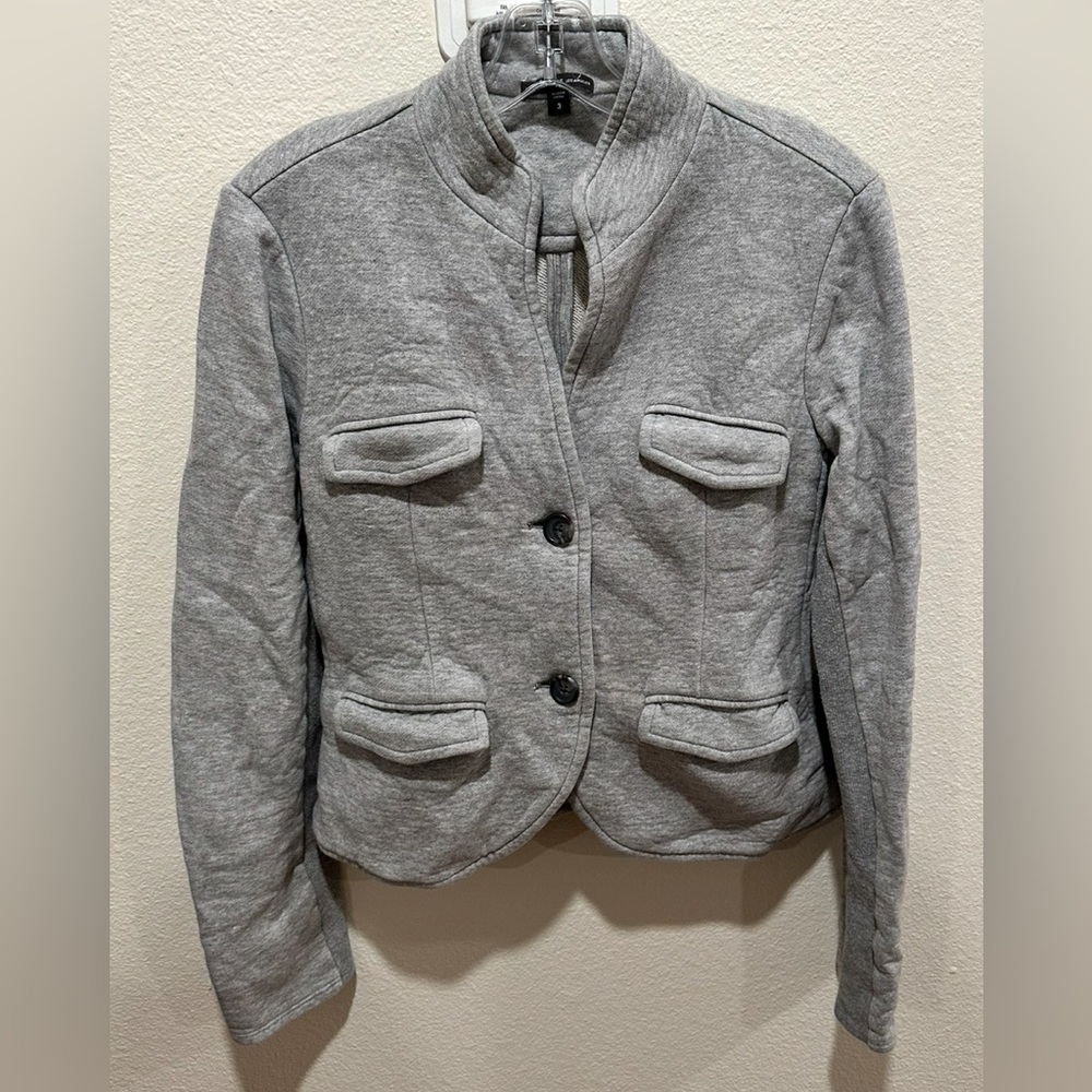 James Perse Heather Gray Blazer size 3/ Large